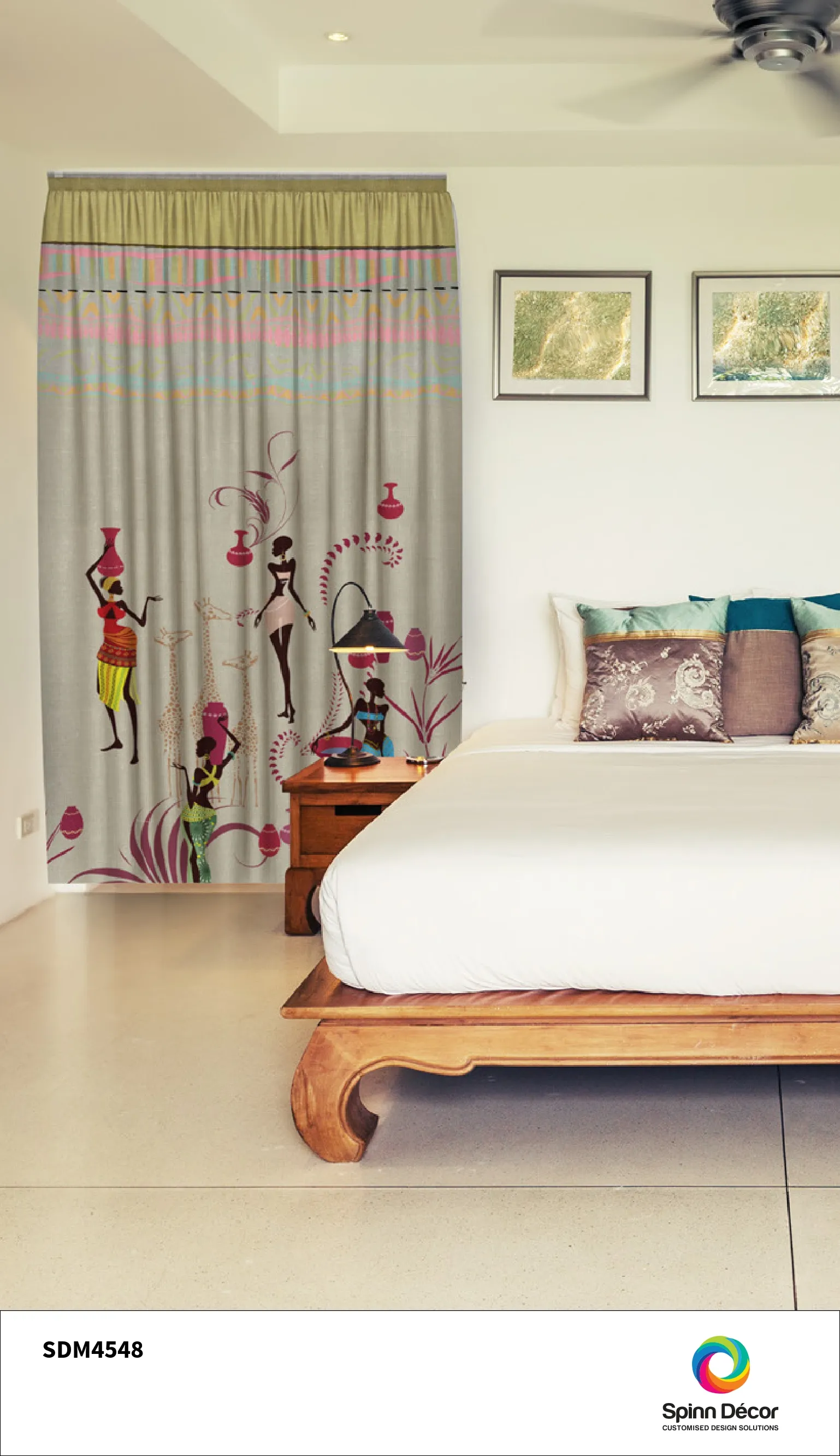 Customized Curtains - Spin Decor | SDM 4548