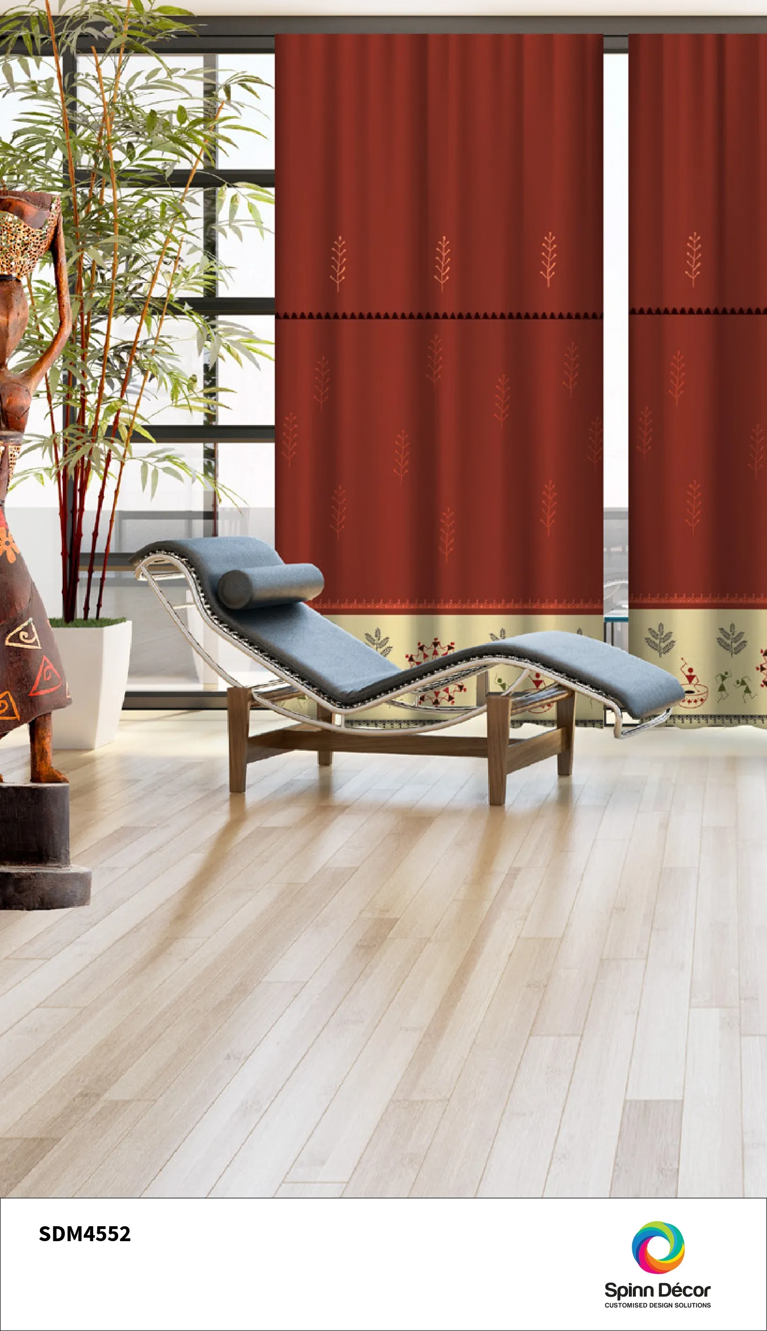 Customized Curtains - Spin Decor | SDM 4552