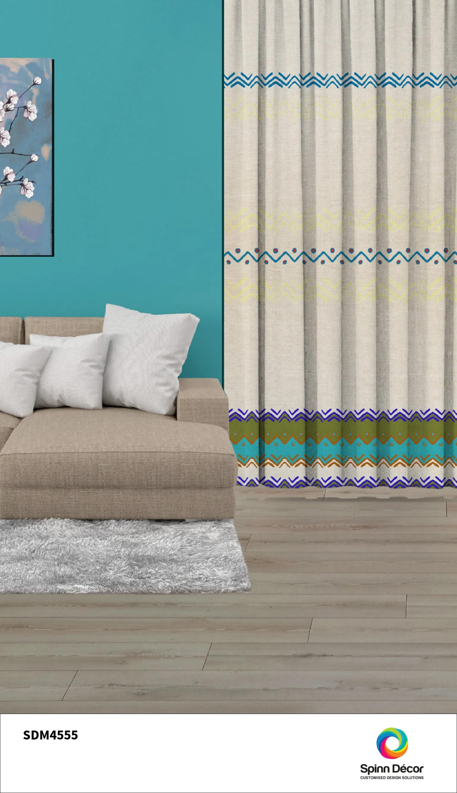 Customized Curtains - Spin Decor | SDM 4555