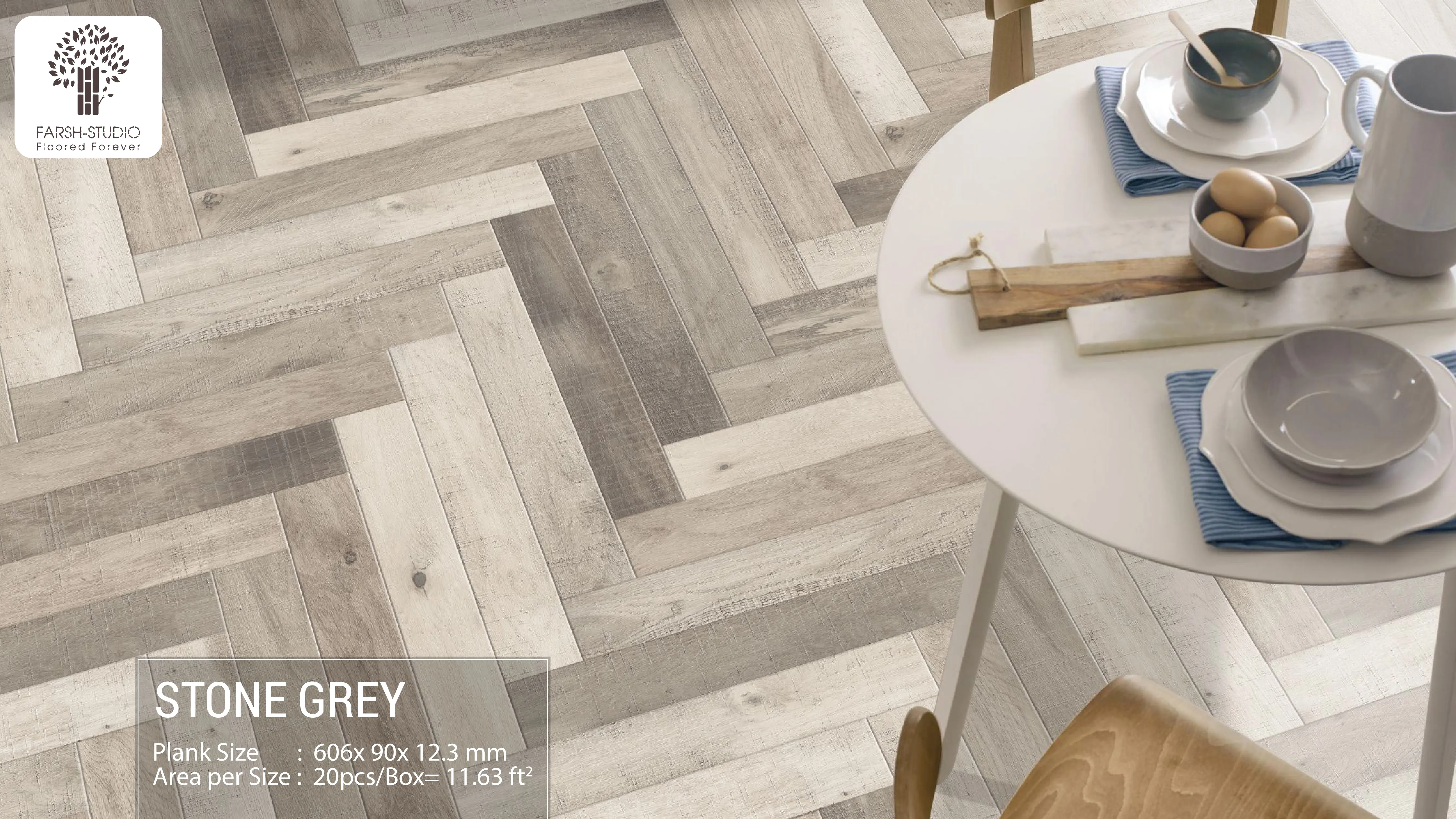 FARSH Stone Grey Flooring