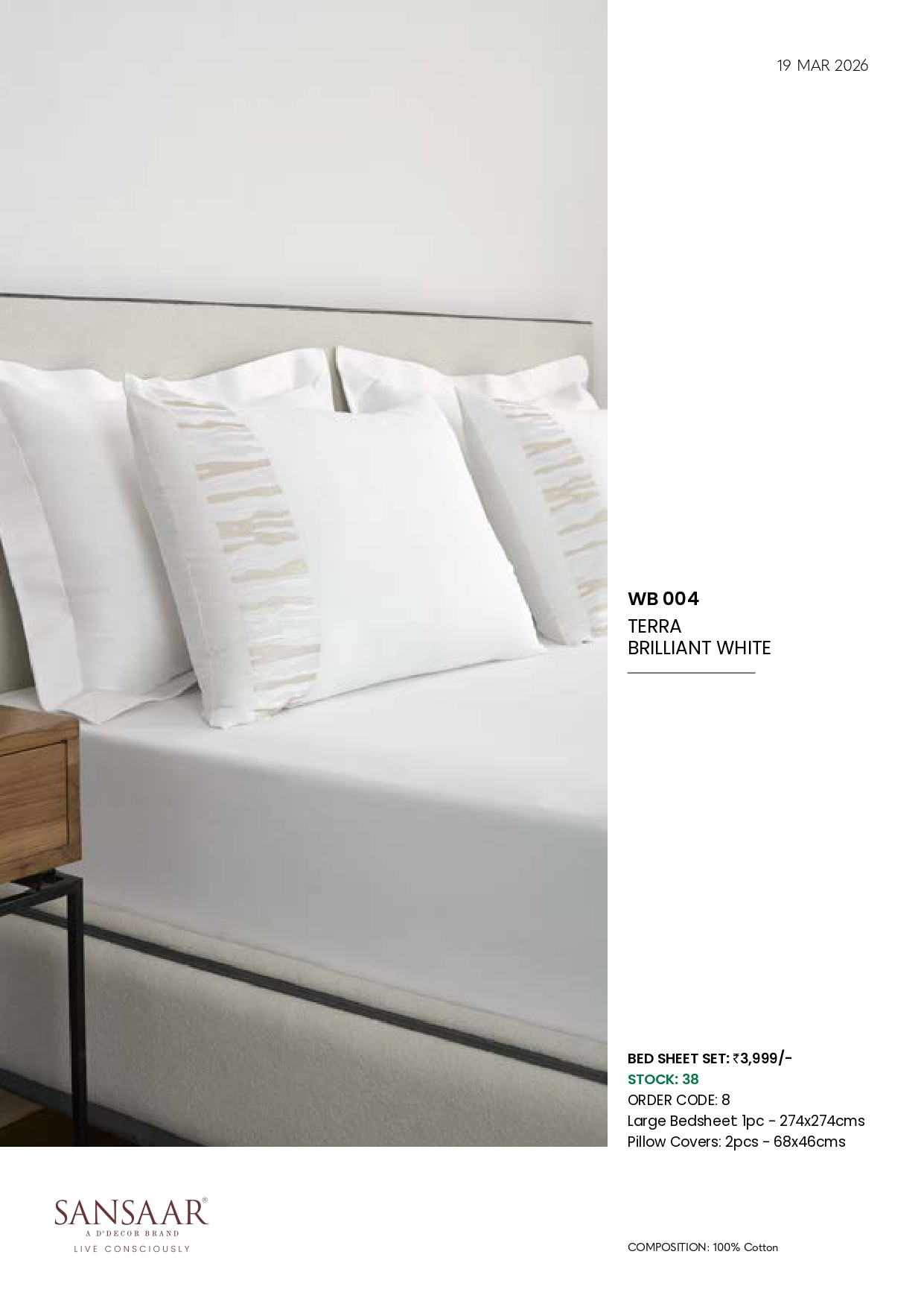 WB 004 TERRA BRILLIANT WHITE