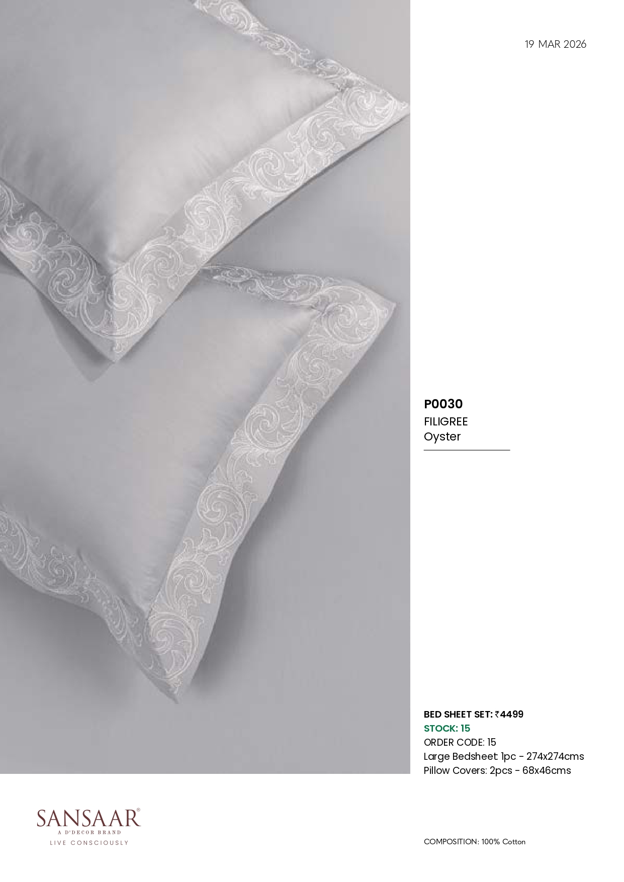 P0030 FILIGREE Oyster