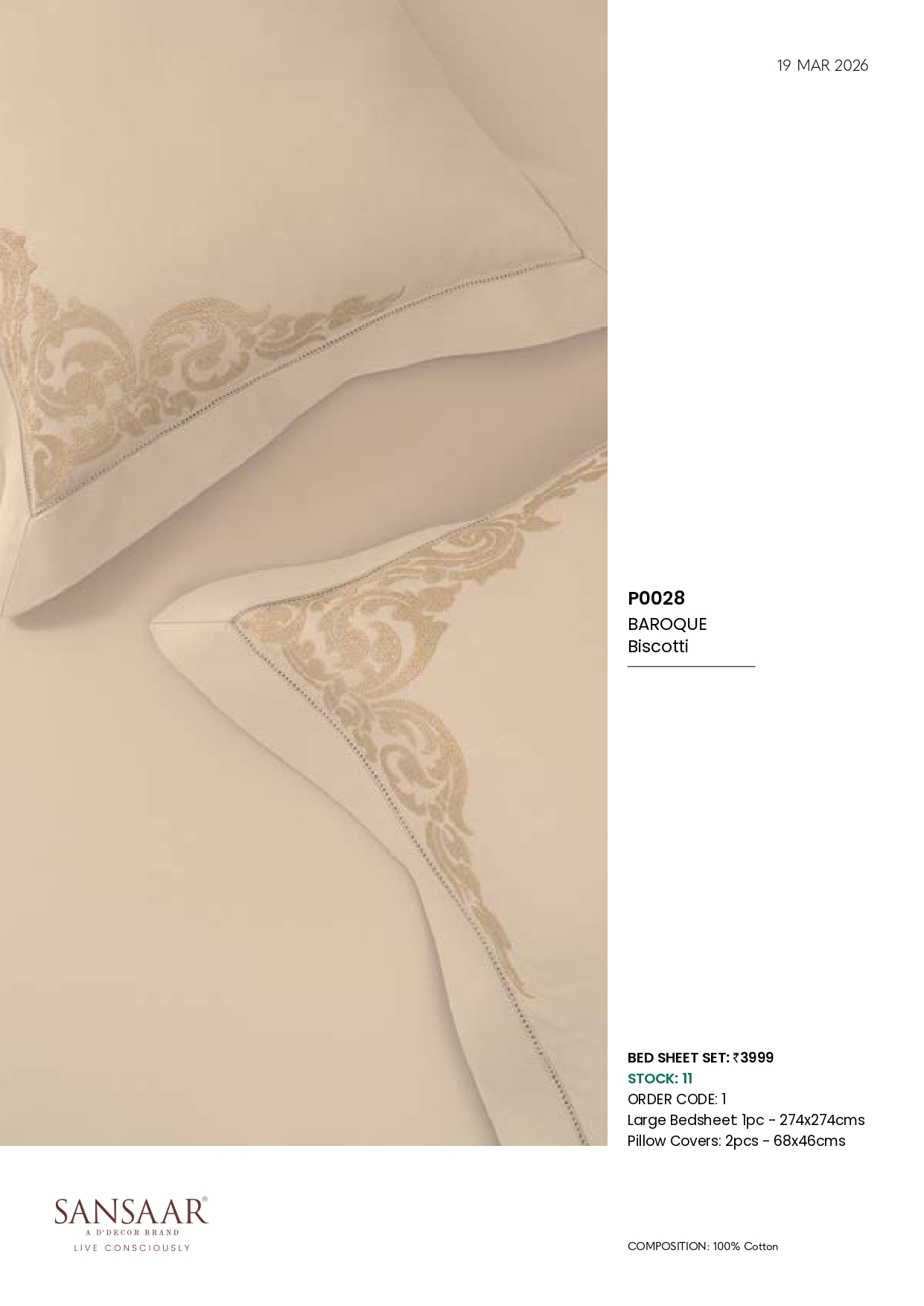 P0028 BAROQUE Biscotti