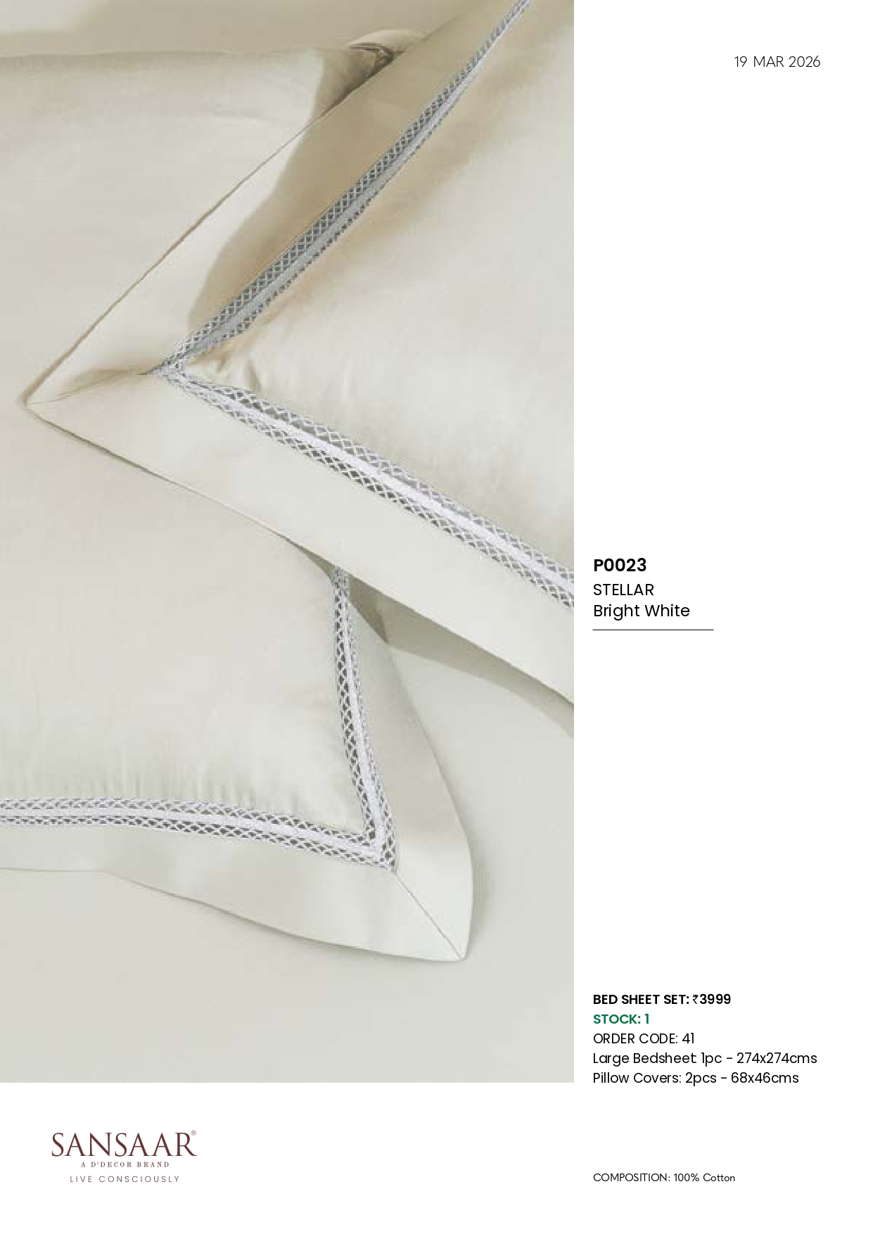 P0023 STELLAR Bright White