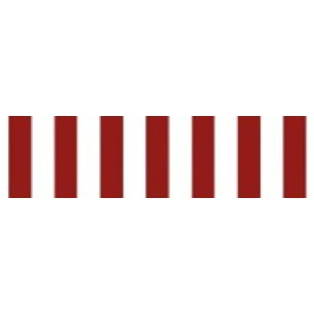 517 Red White PVC Awning - Stylish Outdoor Shade Solution