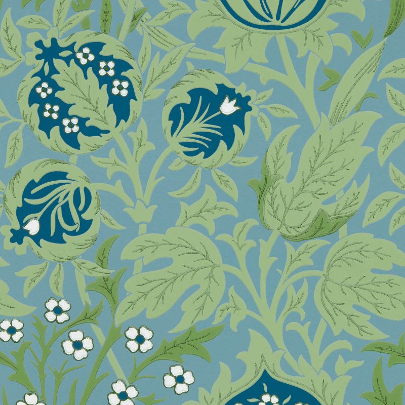 Morris & Co. Borage Wallpaper – Timeless Floral Elegance