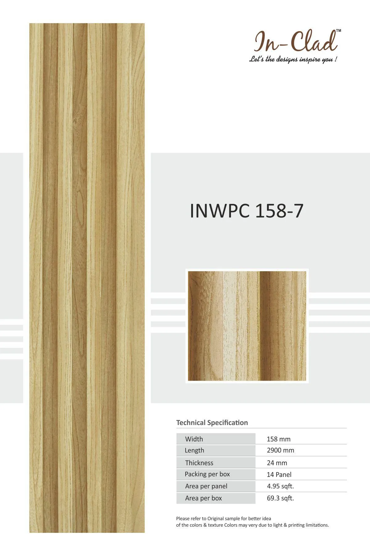WPC 158-7 Tile: Premium Panel Code for Versatile Interior Design