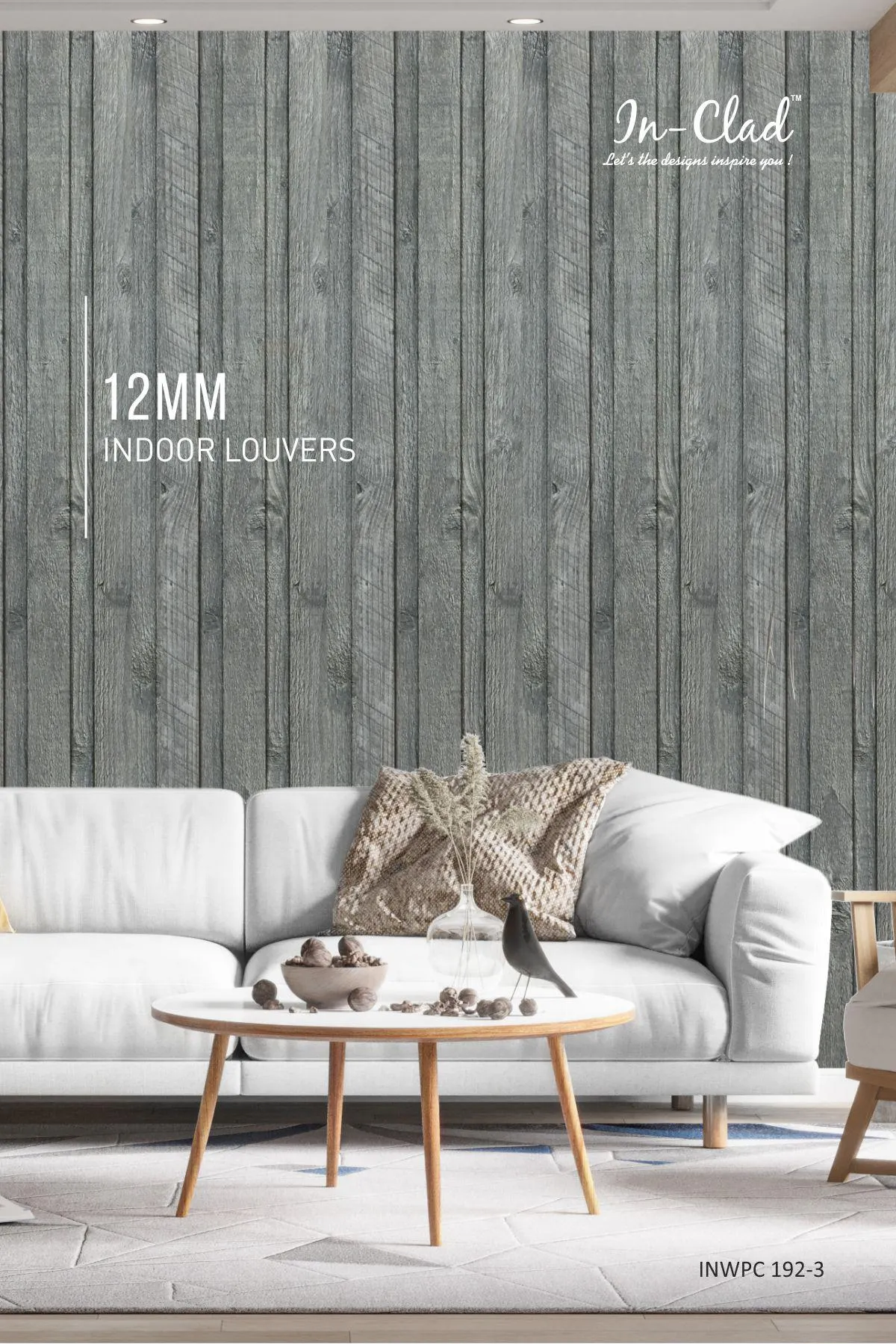WPC Panel Code INWPC 192 - 3 Tile: Premium Quality, Easy Installation