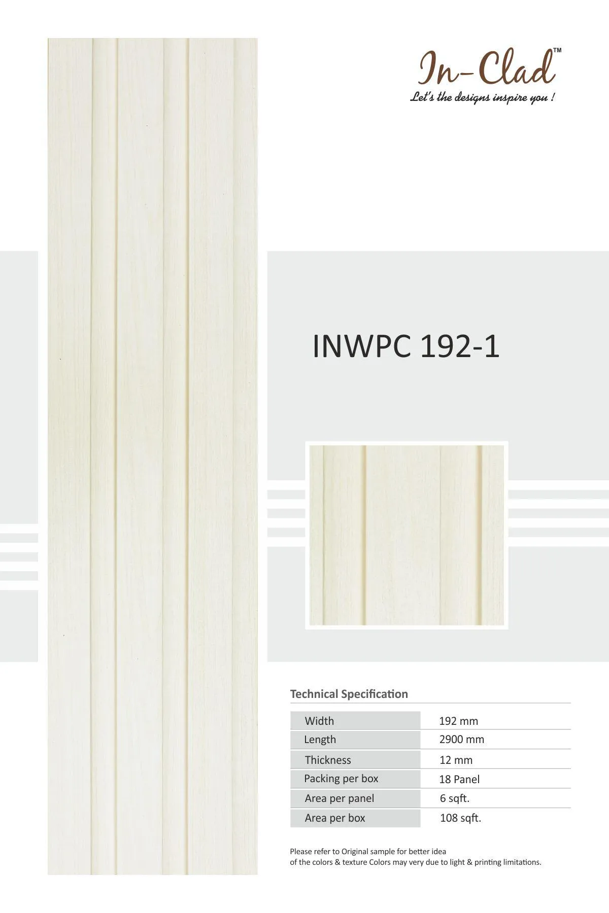 WPC 192-1 Tile | Premium Wood Polymer Composite Panel