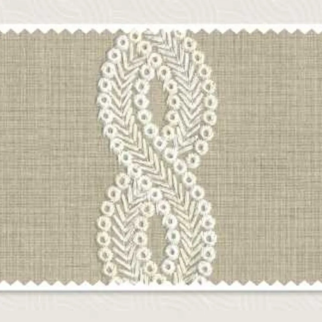JAIS BAY0013 Bayana Embroidery Fabric - Luxe Textile Mastery