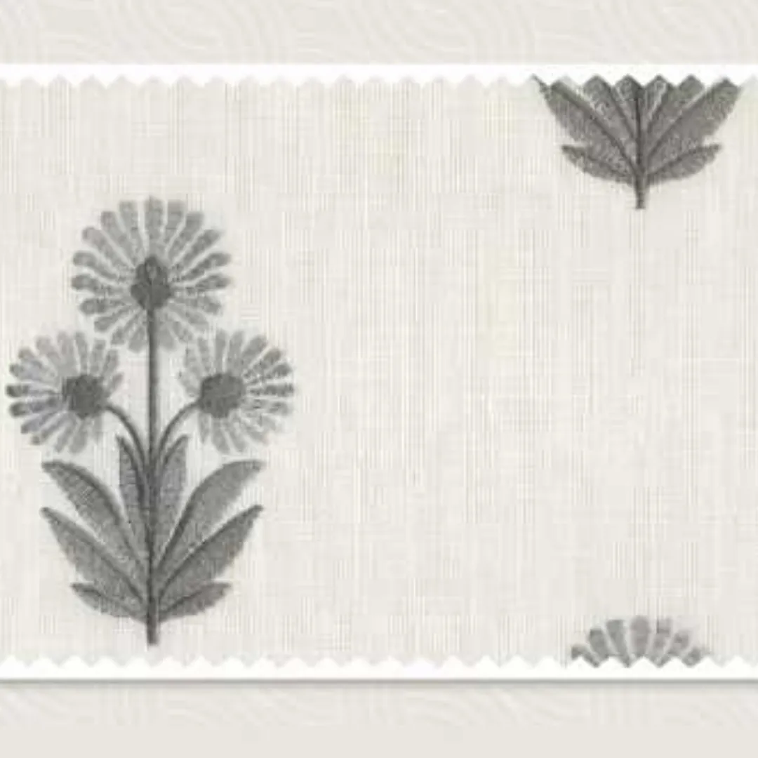 MAHE | BAY0003 Bayana Embroidery Fabric - Elegant Textile Mastery