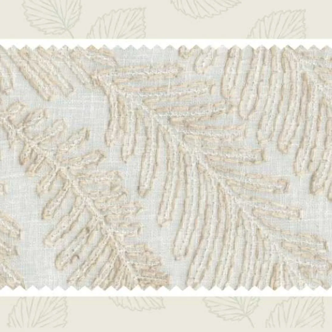LATIL | NATUR51 Upholstery Fabric - Elegant Naturalia Embroidery