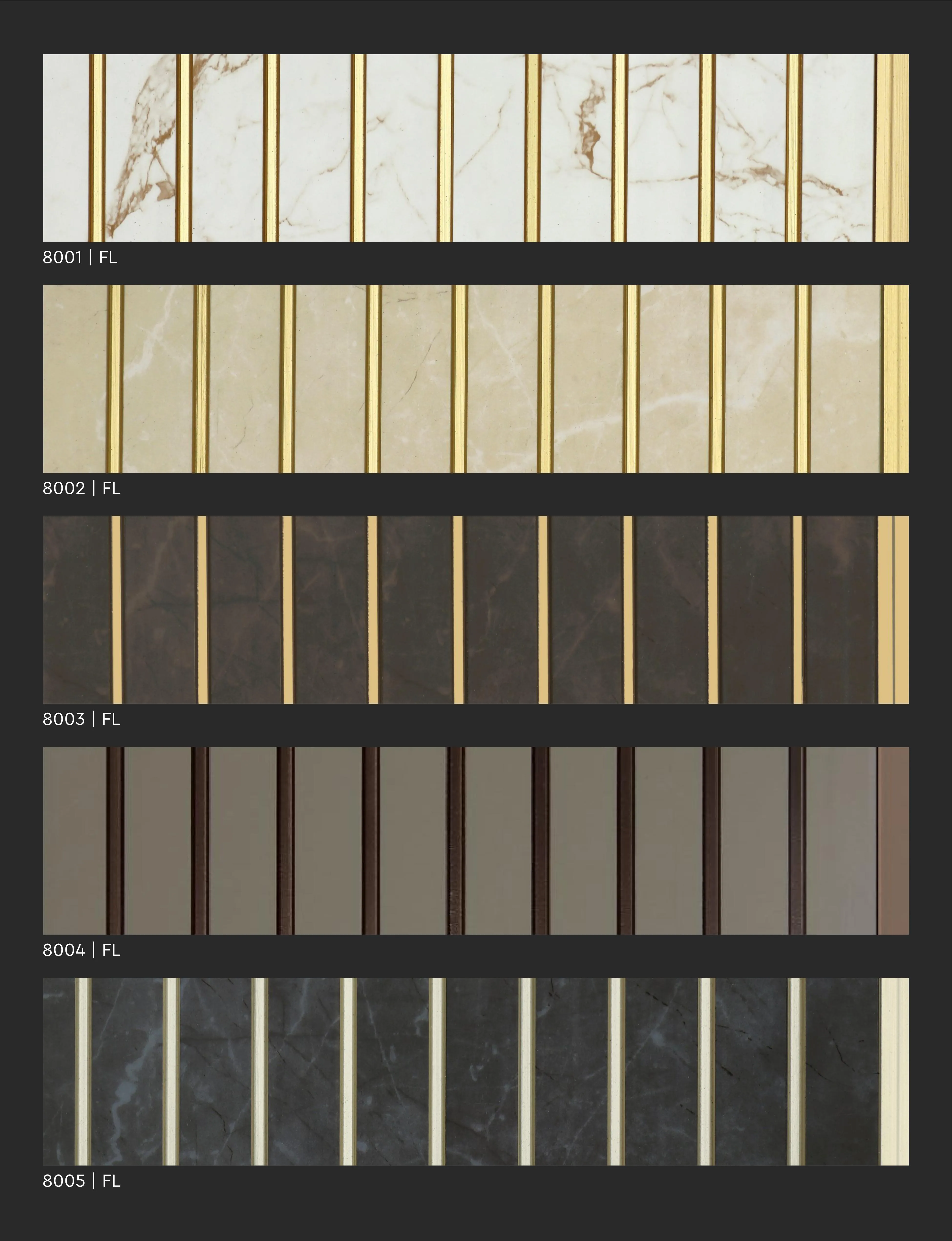 Fleek Treelam FL 8001 Charcoal Wall Panelling