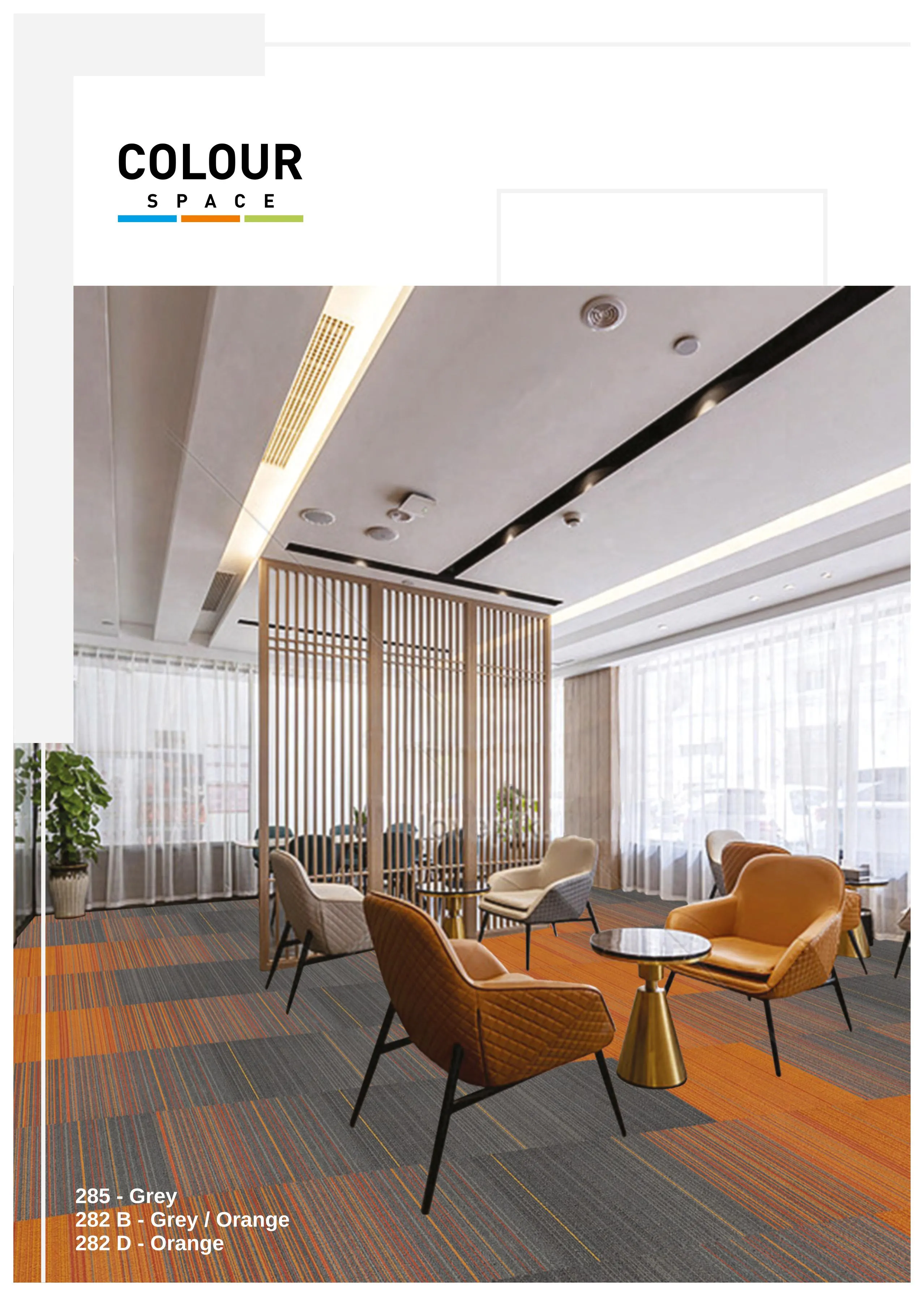 285-Grey Carpet Tiles - Durable Flooring Solution