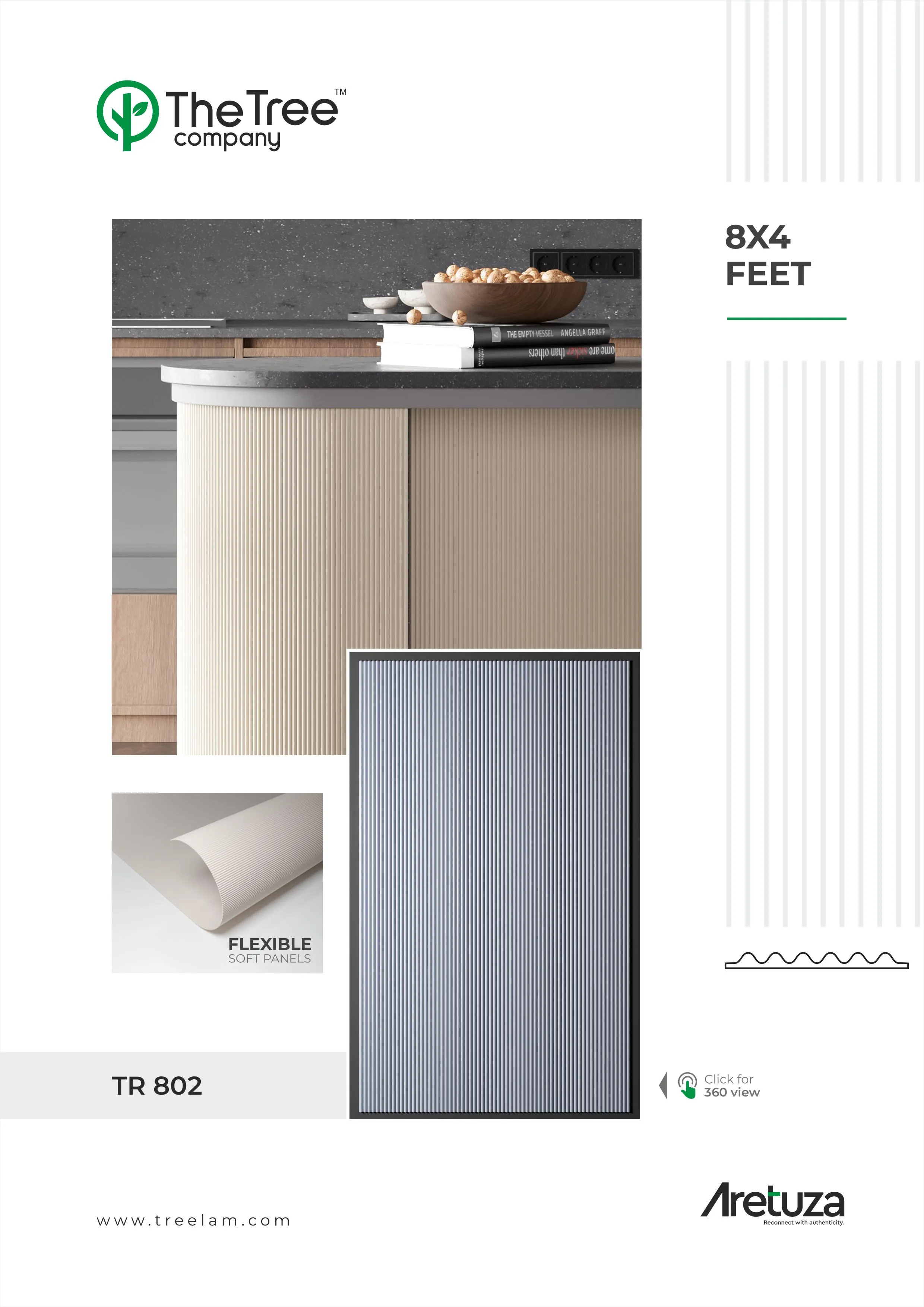 TR 802 Curvature Wall Paneling - Premium Quality Décor Solution