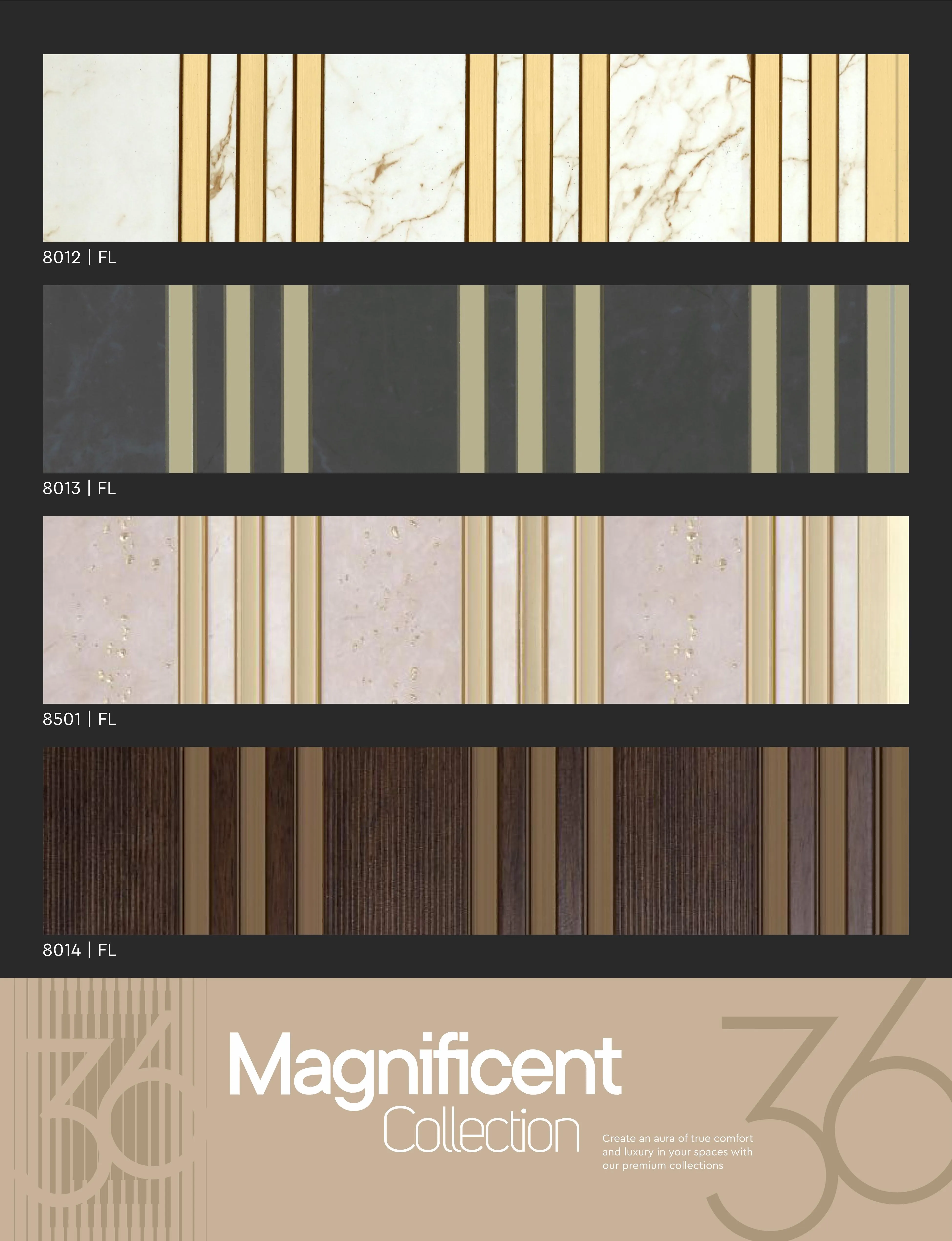 Fleek Treelam FL 8012 Charcoal Wall Panelling