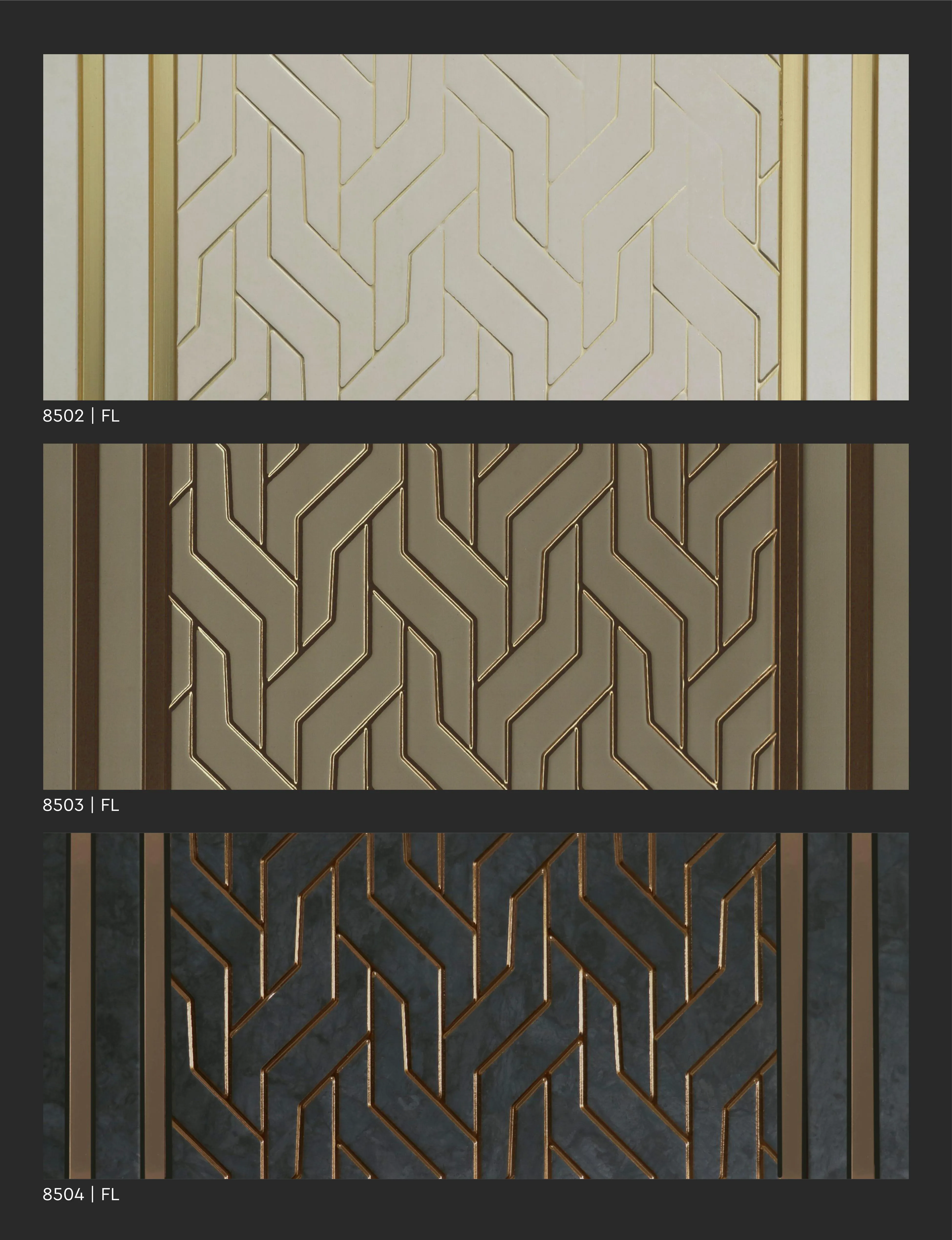 Fleek Treelam FL 8502 Charcoal Wall Panelling