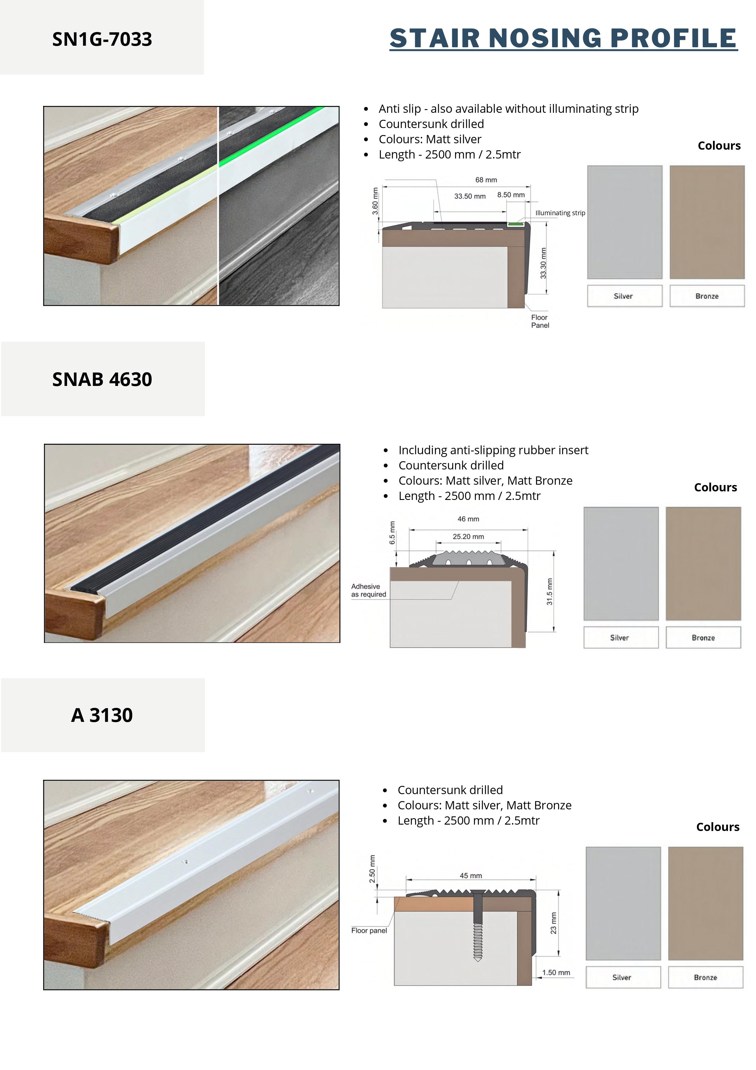 SN1G-7033 Slim Door Profile | High-Quality Aluminum Design