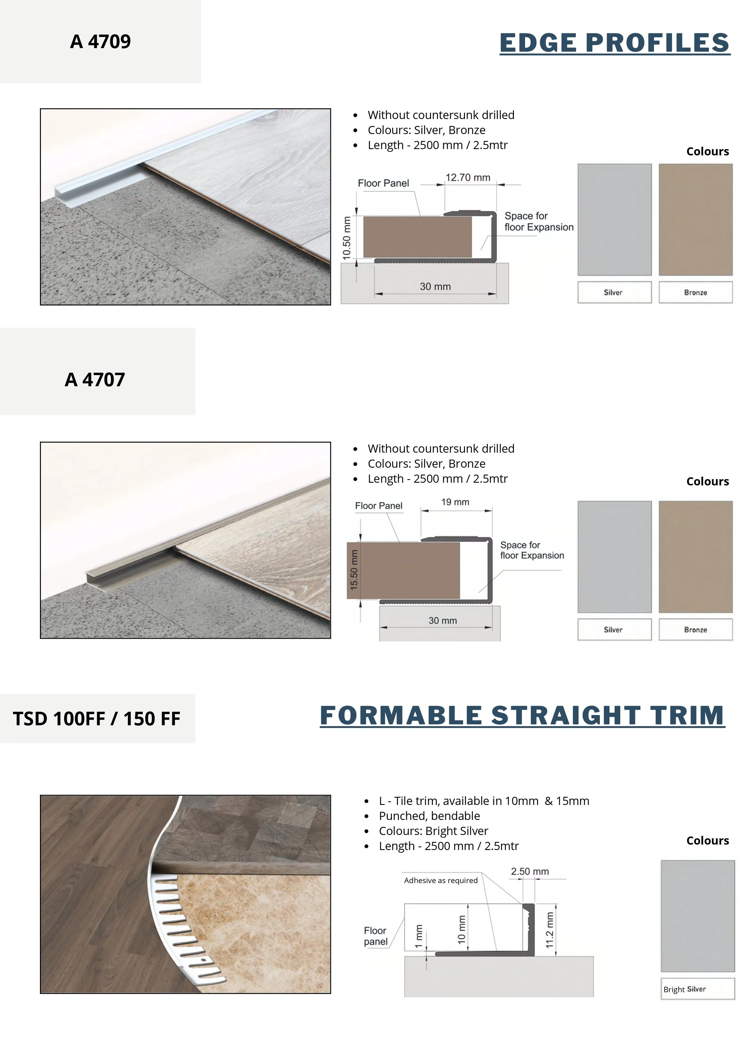 A 4709 EDGE Door Profile | Premium Quality & Durability
