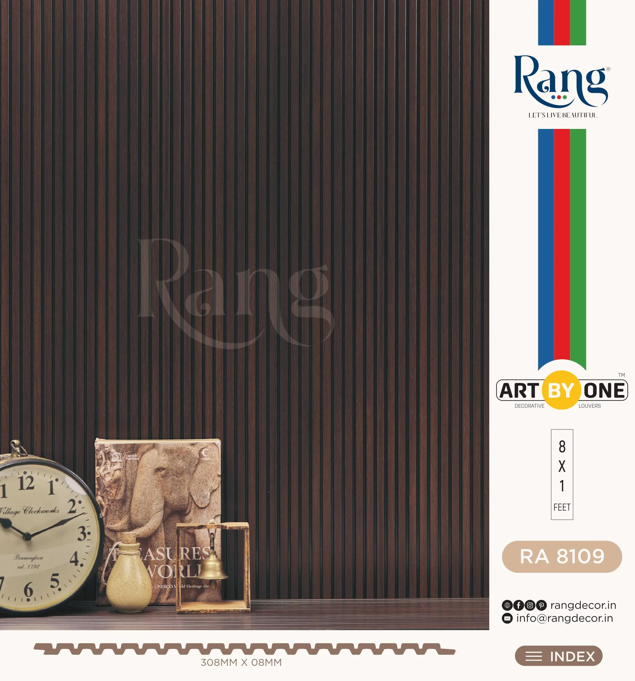 RA 8109 Charcoal Wall Panelling - Premium Quality Panel for Elegant Interiors