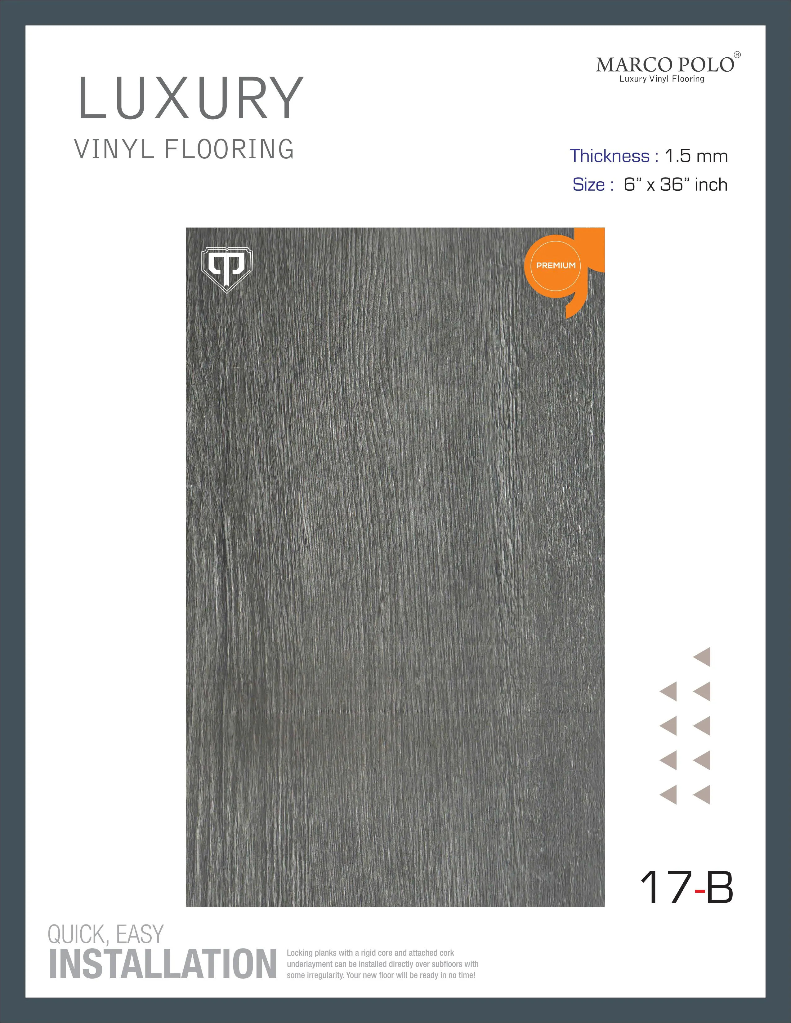 17-B Marcopolo PVC Plank Flooring | Durable, Stylish Flooring Option