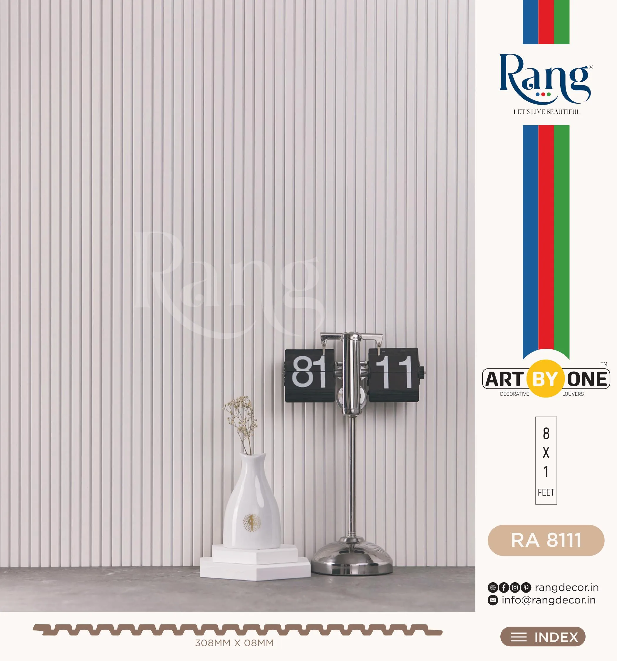 RA 8111 Charcoal Wall Panelling | Premium Quality Panels