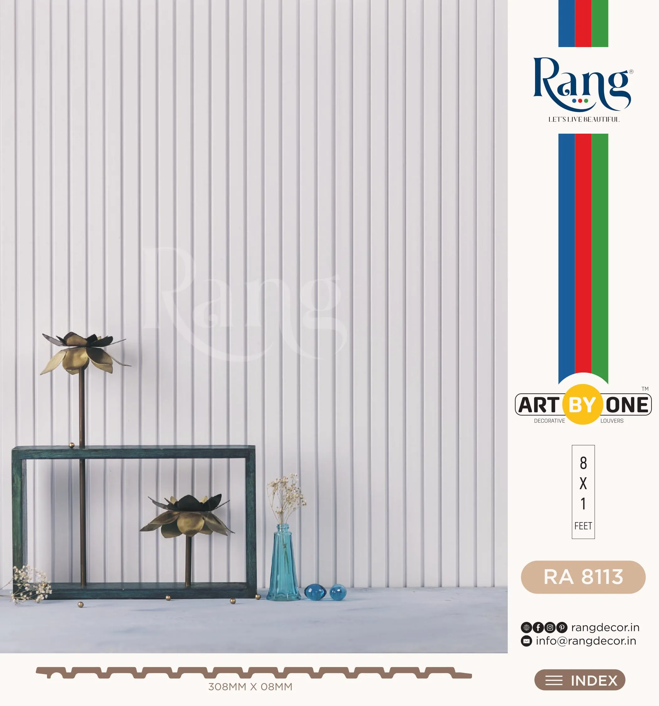 RA 8113 Charcoal Wall Panelling - Modern Home Decor