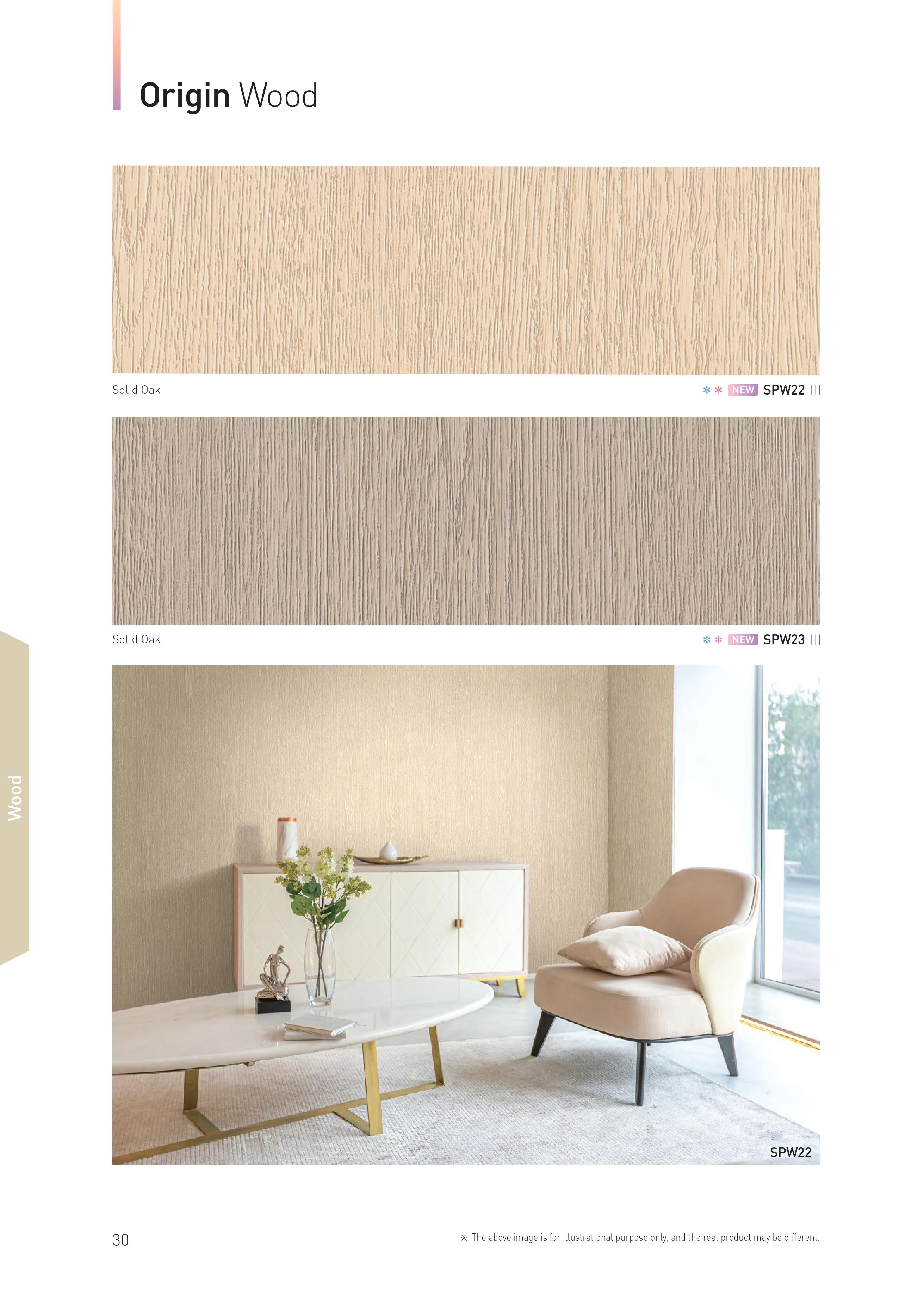 Solid Oak Interior Film | Wall Decor Solution