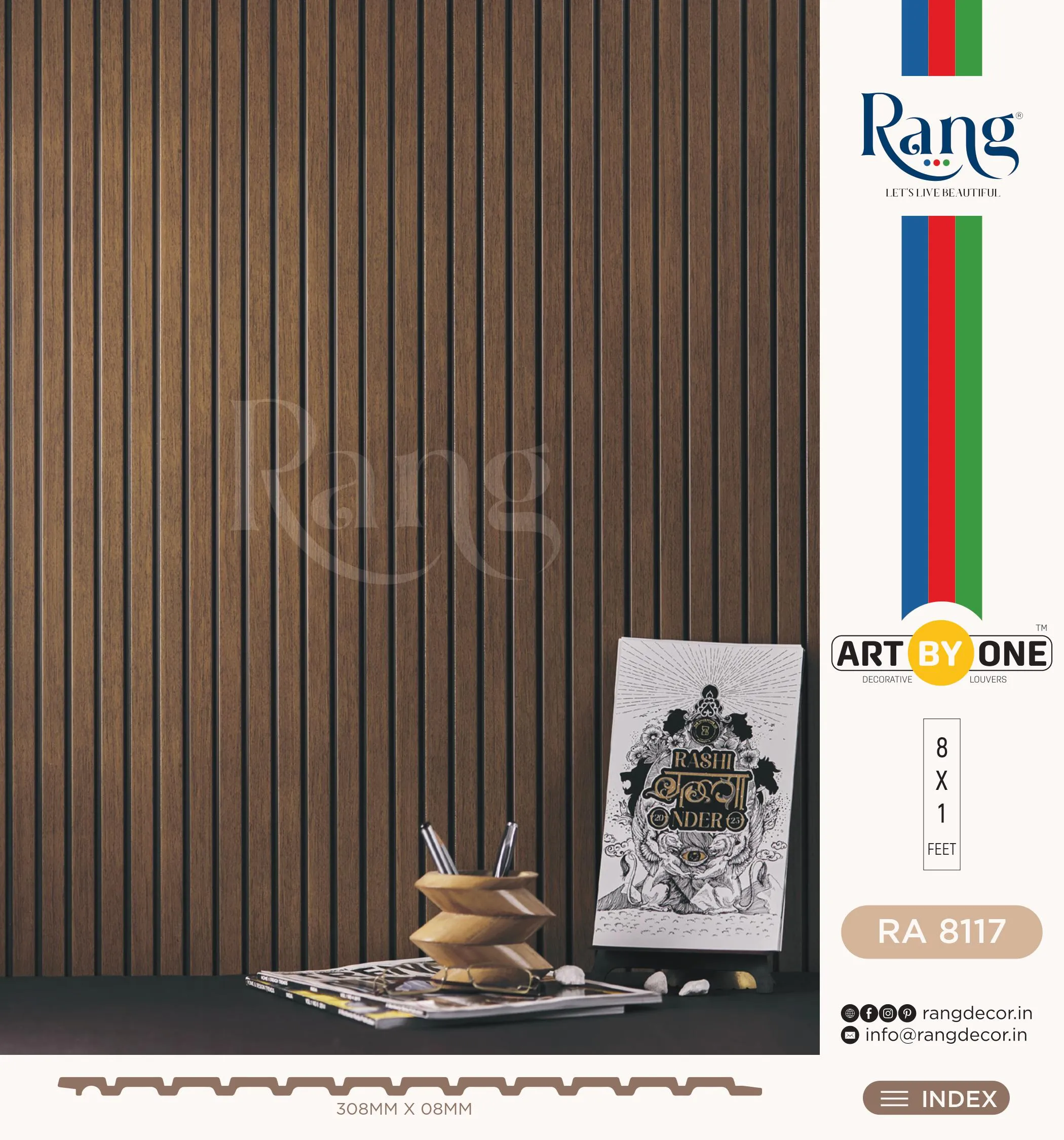 RA 8117 Charcoal Wall Panelling | Stylish Home Décor