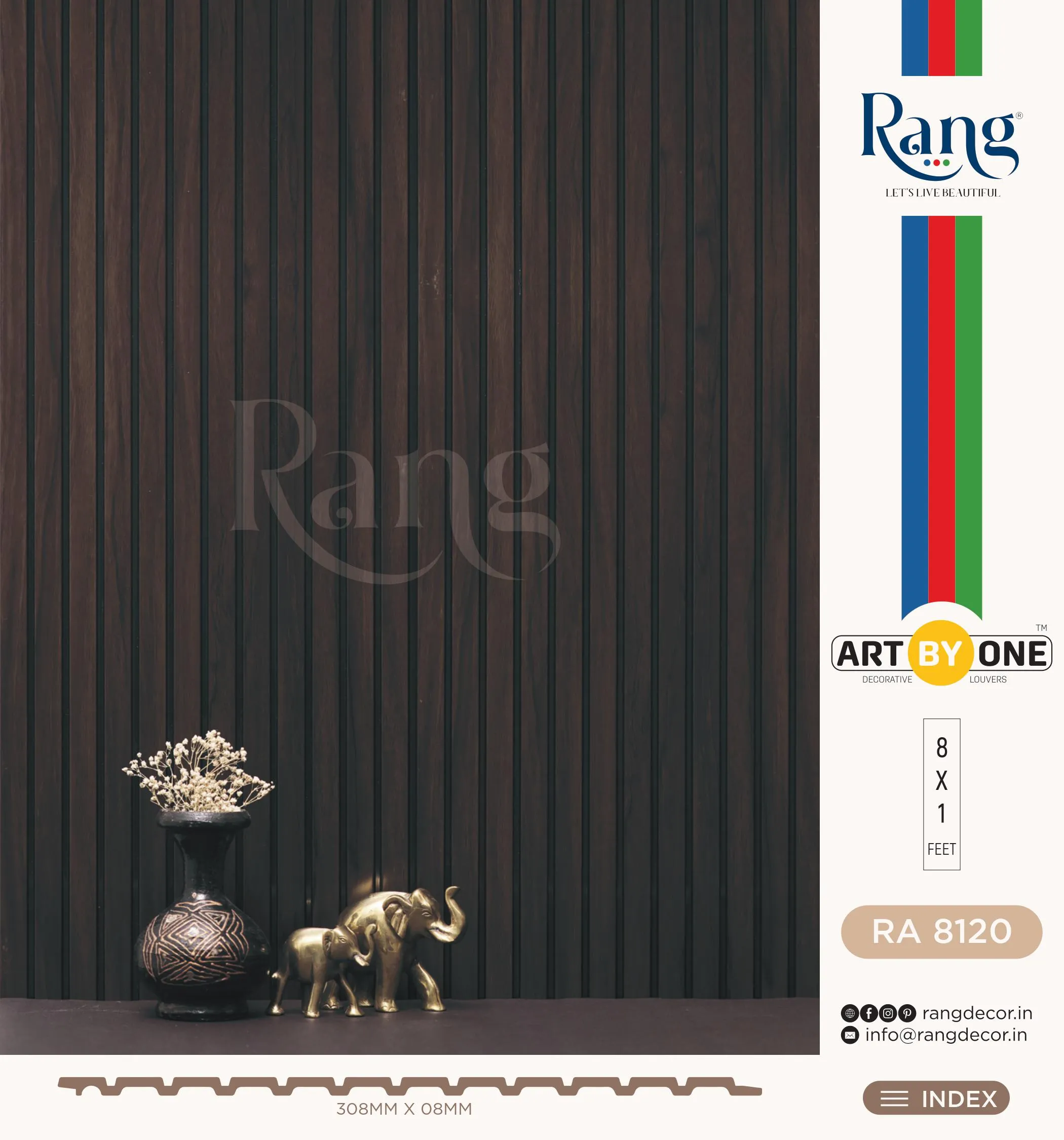 RA 8120 Charcoal Wall Panelling | Stylish & Durable Panels