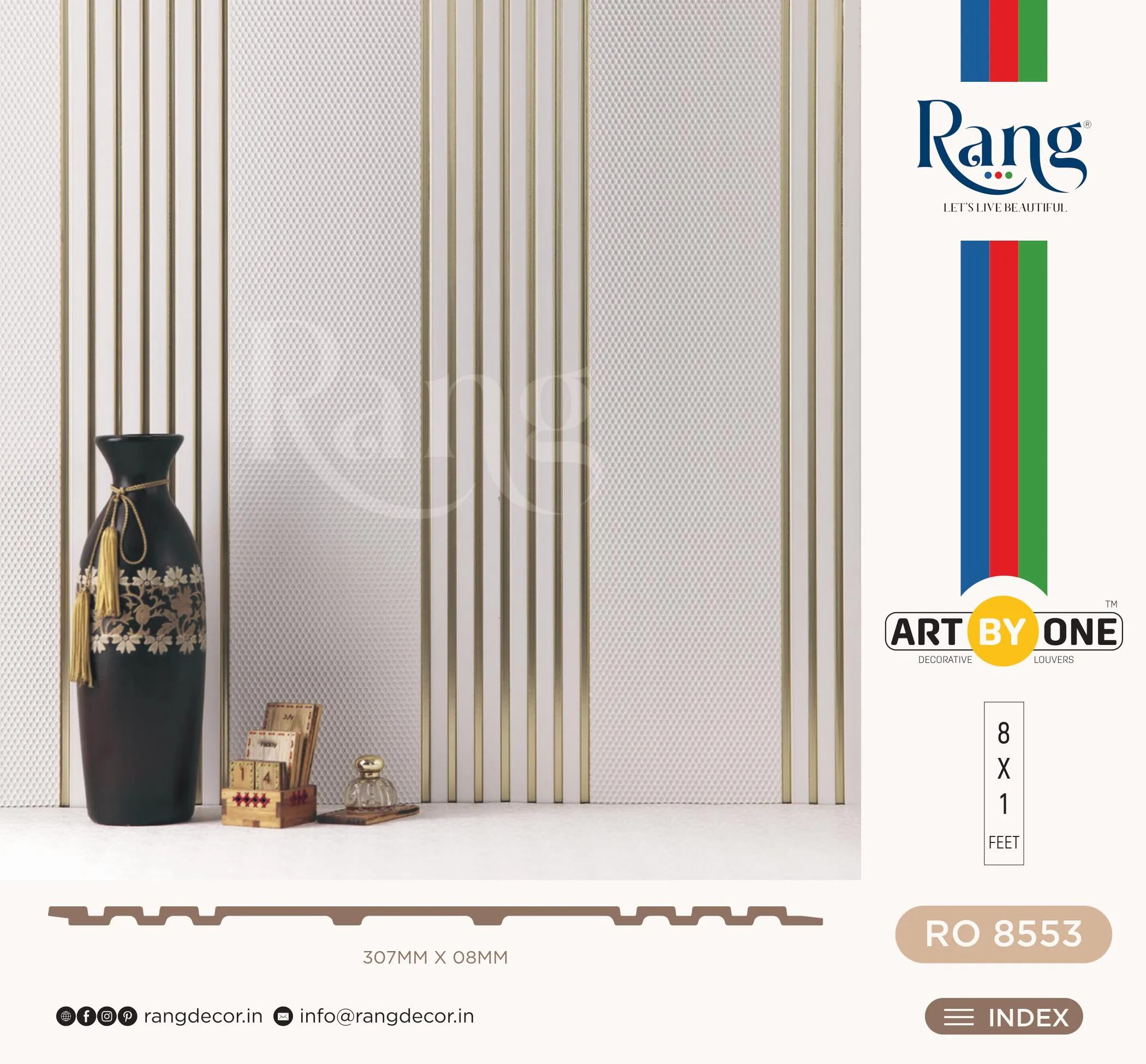 RO 8553 Charcoal Wall Panelling | Premium Quality Panels