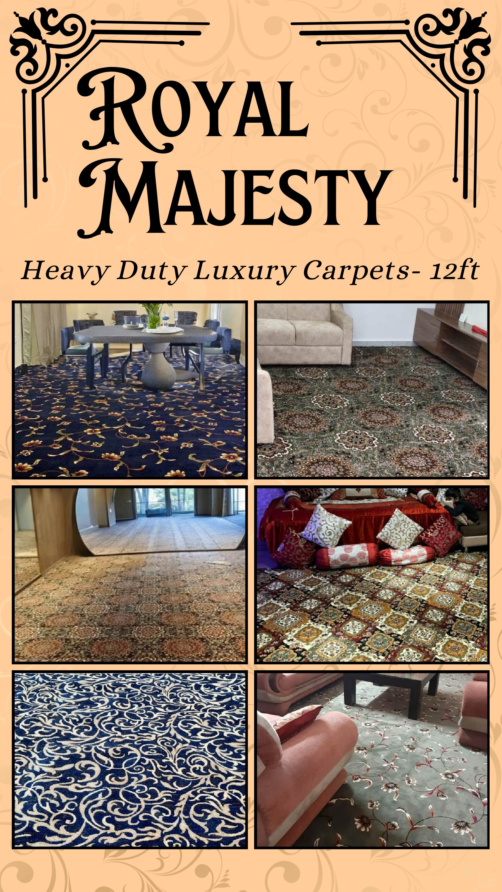 Royal Majesty Carpet Tile - Durable & Elegant Flooring