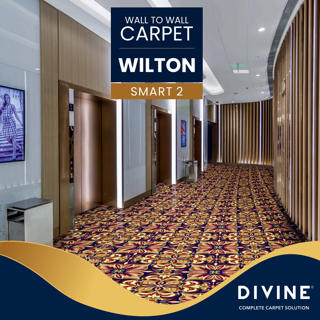 Divine Wilton Kalam Carpet Roll – Premium Quality