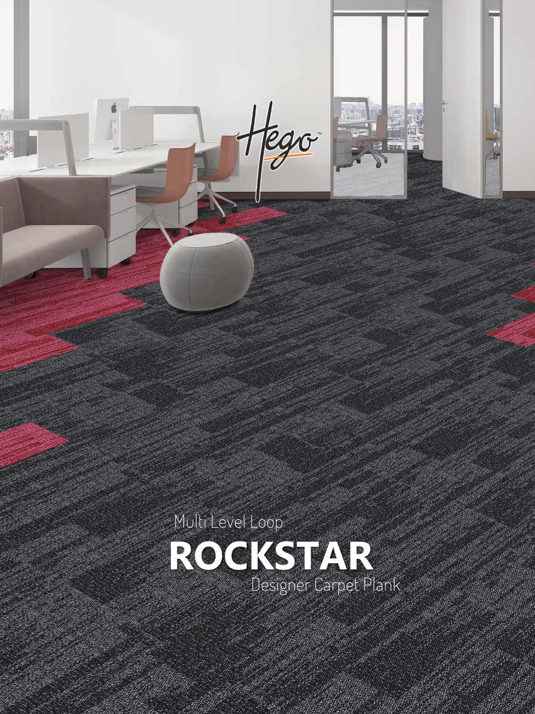 HEGO Rockstar Carpet Tile – Durable & Stylish Flooring