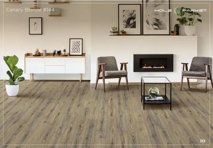 Canary Blonde #144 Evoke Lamiwood 12MM Laminate Flooring