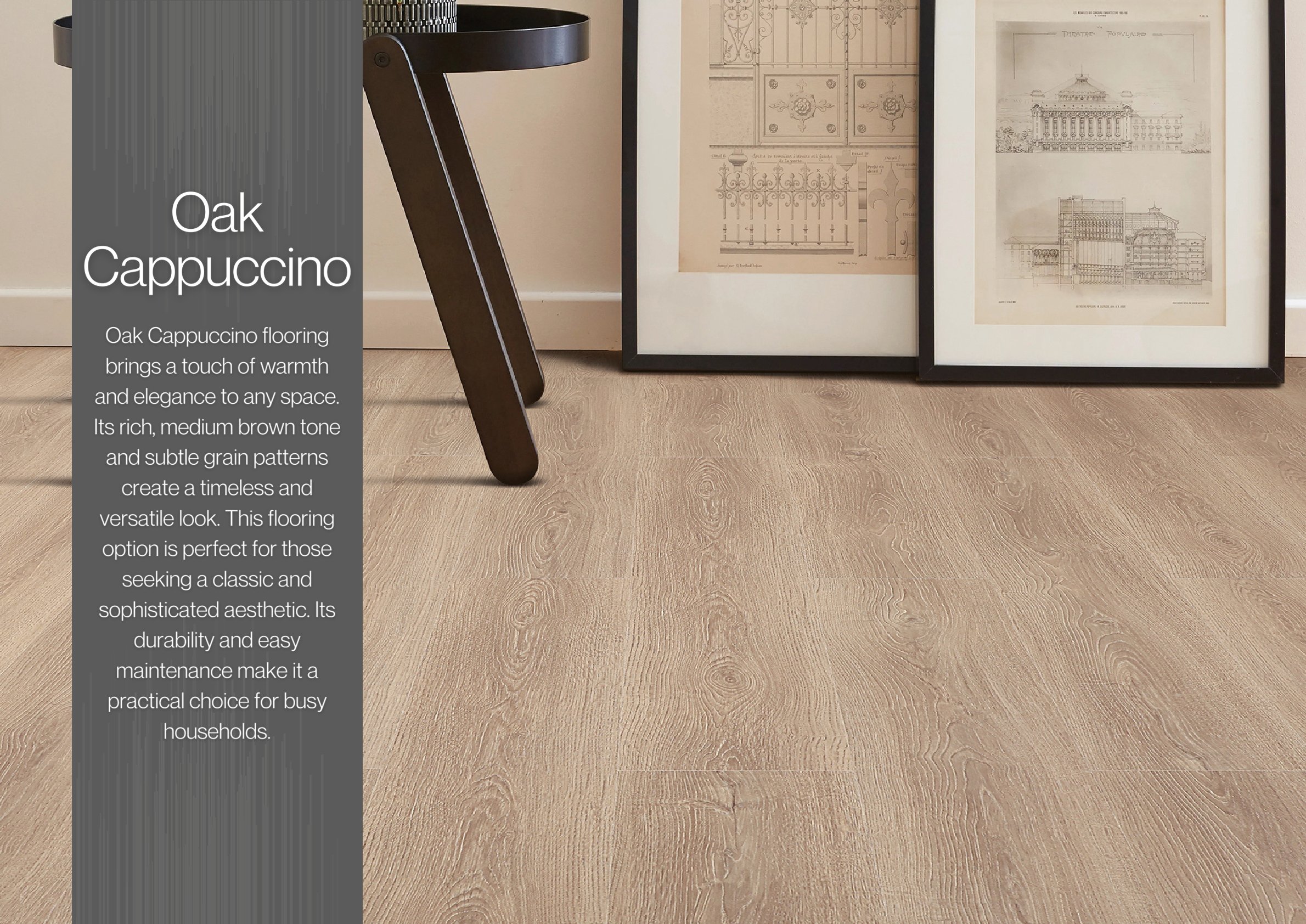 Oak Cappuccino Laminate Flooring – Krraft County