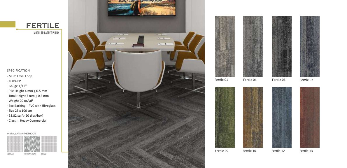 VITO Modular Carpet Tiles - All Colors