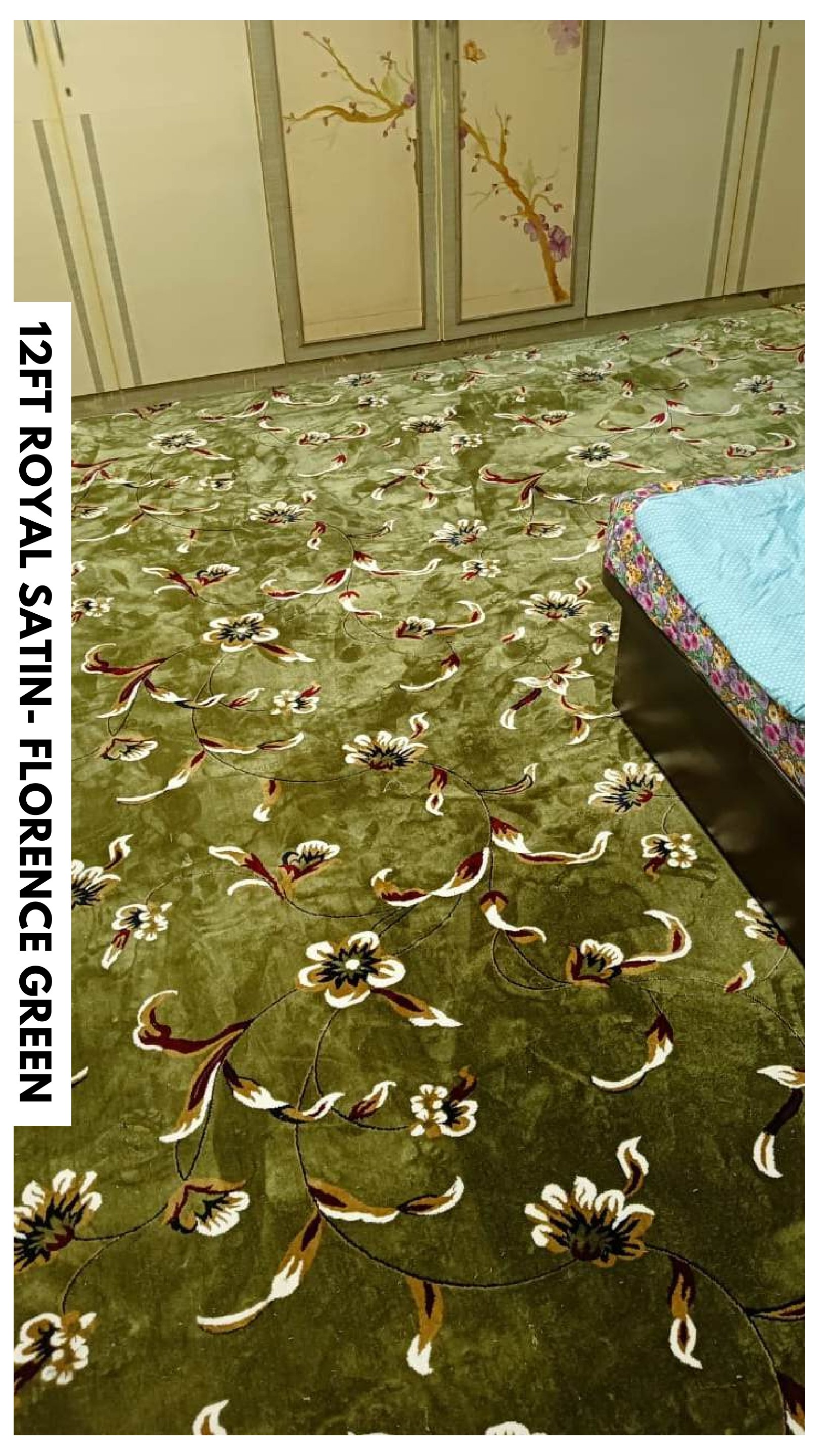 Satin Carpet Tile Florence Green – Stylish & Durable