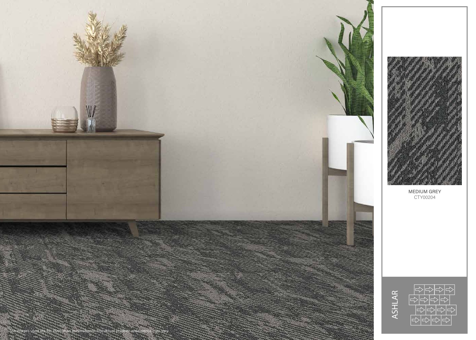 Meander Look Book Carpet Tile CTY00204 – Modern & Durable