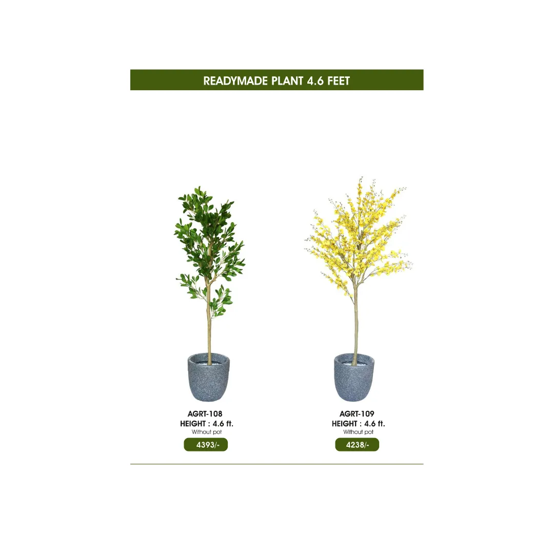 4.6 Feet Ready-Made Artificial Plant - Lifelike Decor for Home or Office