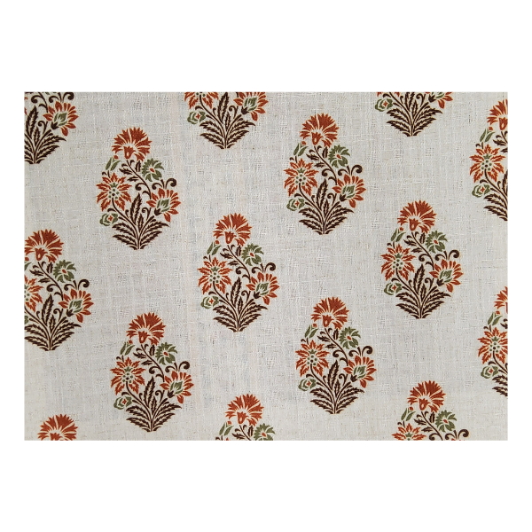 Panipat Linen Printed Curtain Fabric - Stylish & Durable