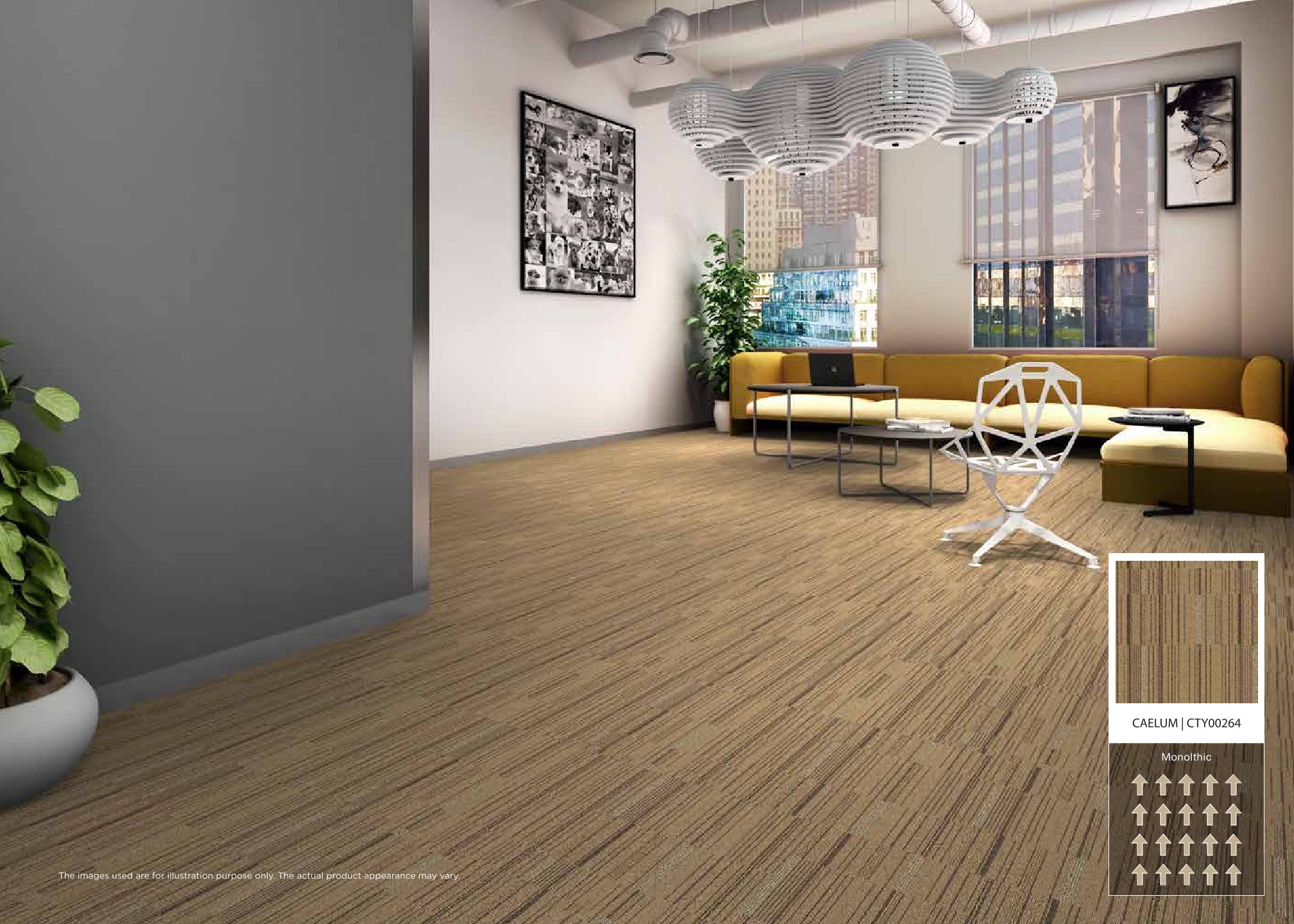 Urban Streaks Look Book Carpet Tile CTY00264 - Stylish Flooring