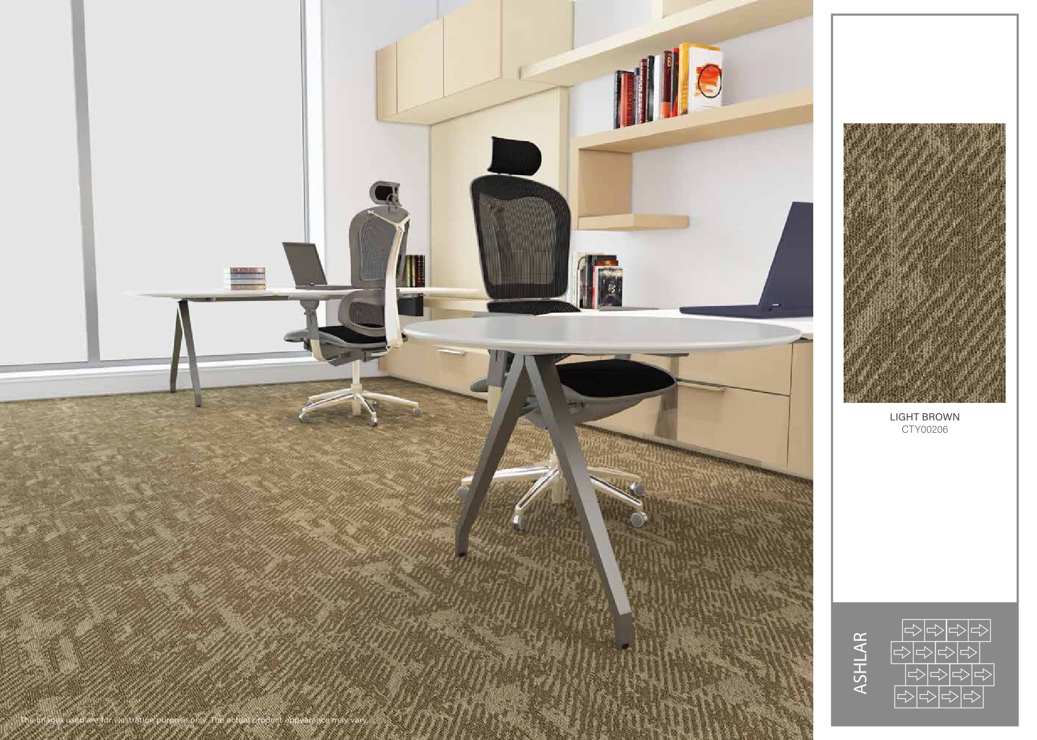 Meander Look Book Carpet Tile - CTY00206 | Durable Flooring