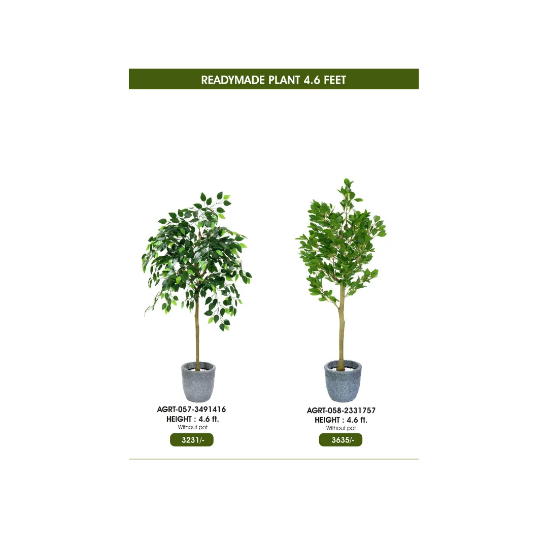 4.6ft Ready-Made Artificial Plant for Stylish Indoor Decor