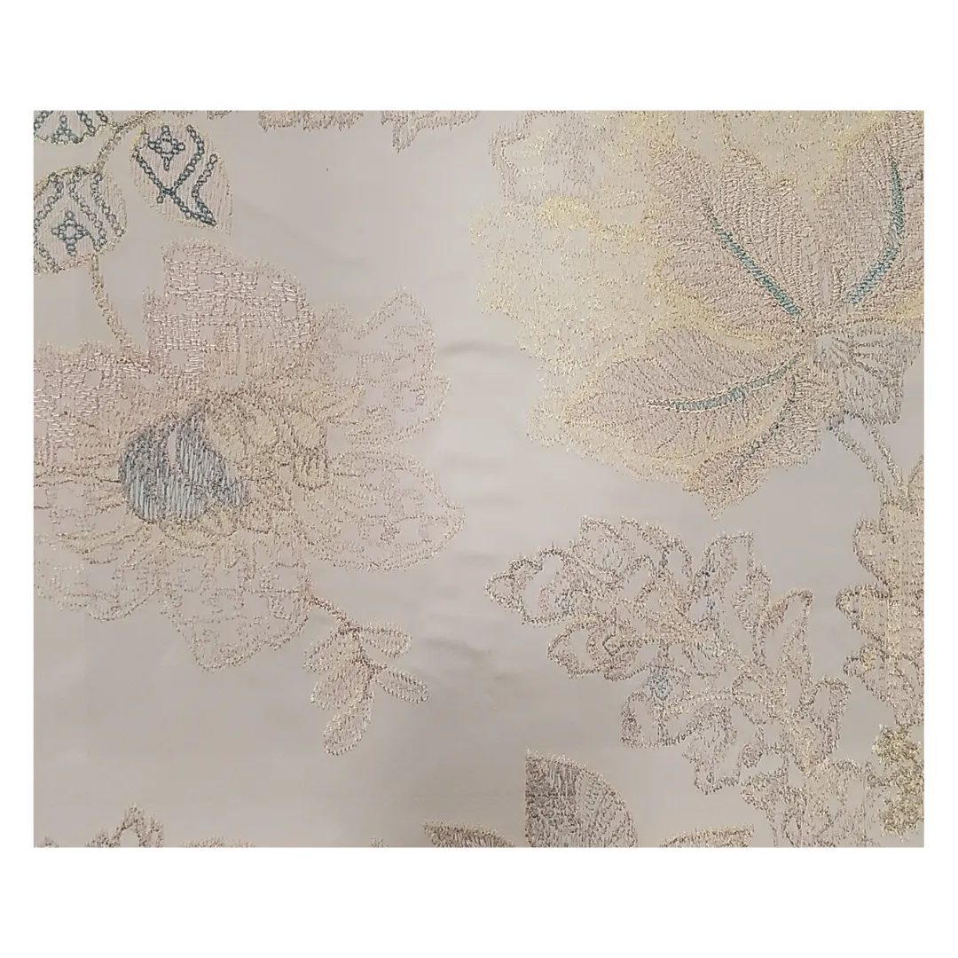 D'decor Embroidered Curtains Sno.12 - Frost Mirage Design