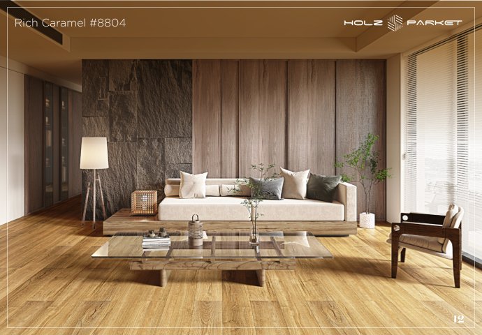 Rich Caramel #8804 Immenso Hybrid Laminate Flooring