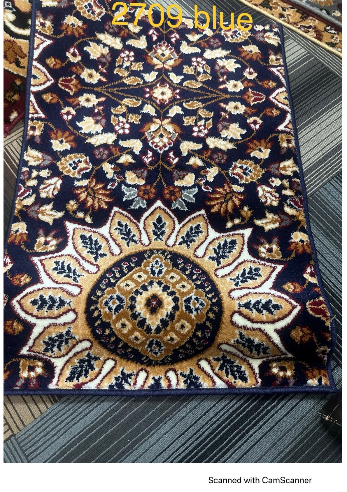 Blossom Carpet Tile 2709-Blue