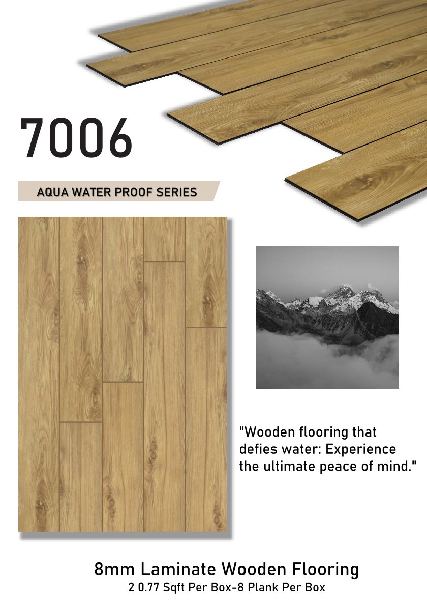 7006 Galgoo Aqua Waterproof Laminate Flooring 8mm