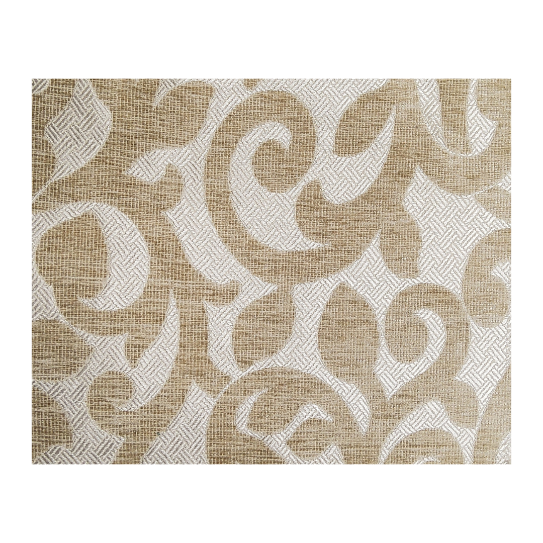 Design-Scroll Shade 130 Cream Softgrass-II Sofa Fabric