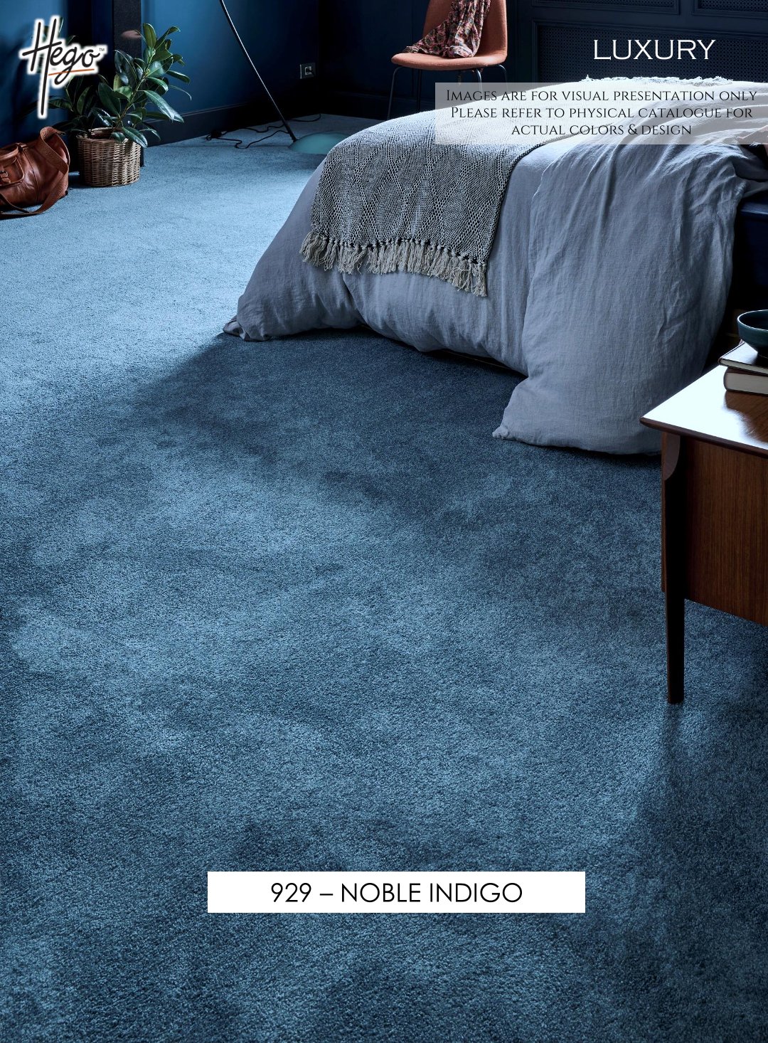 Hego Sensation Carpet Roll - Noble Indigo (929)